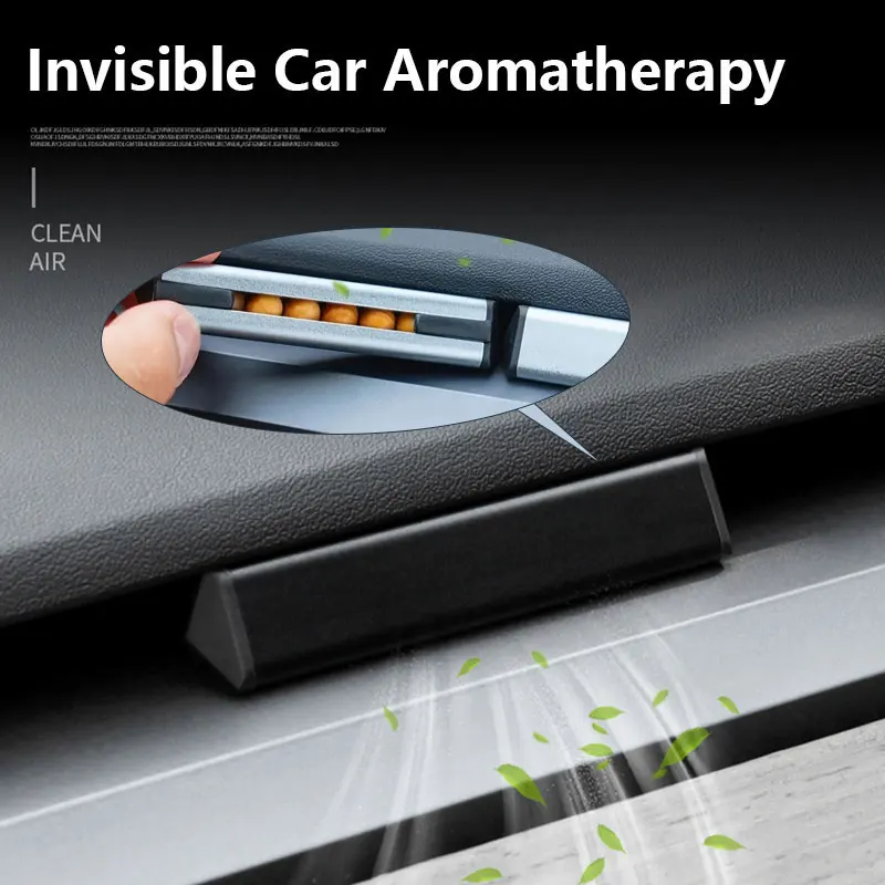 

For Tesla Model 3/Y Air Fresh Invisible Design Long - Lasting Air Outlet Aromatherapy Fragrance Wood Bead Automatic Deodorizer