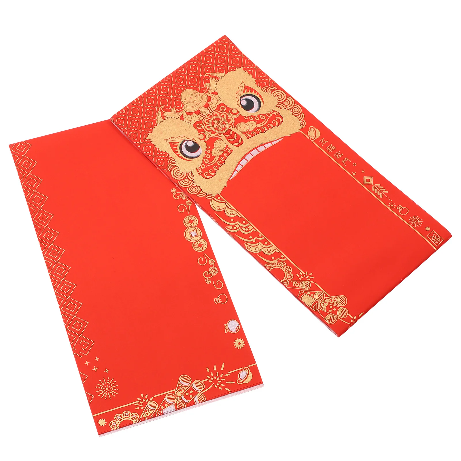 

10Sets Red Xuan Paper Spring Festival Calligraphy DIY Couplet Material Superior Quality Chinese New Year Supply