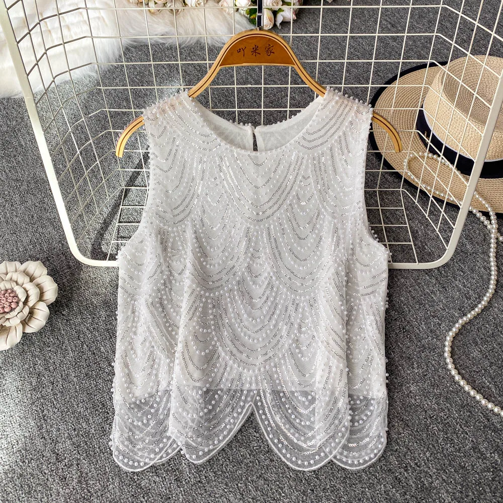 

Chic vintage asymmetrical slim sequin backless Elegant Fashion Sexy Shirt High Street Summer Women Blouse Women