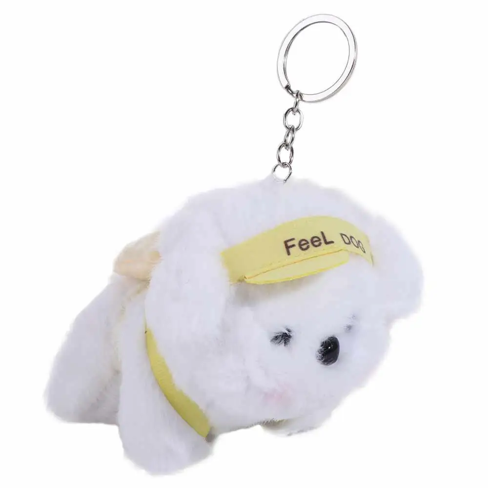 

Kawaii PP Cotton Plush Puppy Doll Keychain Soft Collection Stuffed Animal Pendant Charms Cartoon Dog Plush Keychain Kid Girl Boy