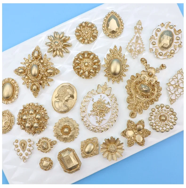Photo Frame Mirror Silicone Mold Resin Tools Sugarcraft Cupcake Baking Mold Fondant Cake Decorating Tools