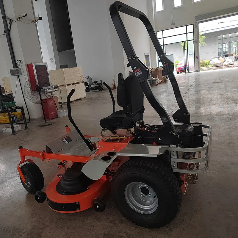 Durable Use 27Hp Big Power Riding on Zero Turn Lawn Mower Fast Speed Grass Cutter