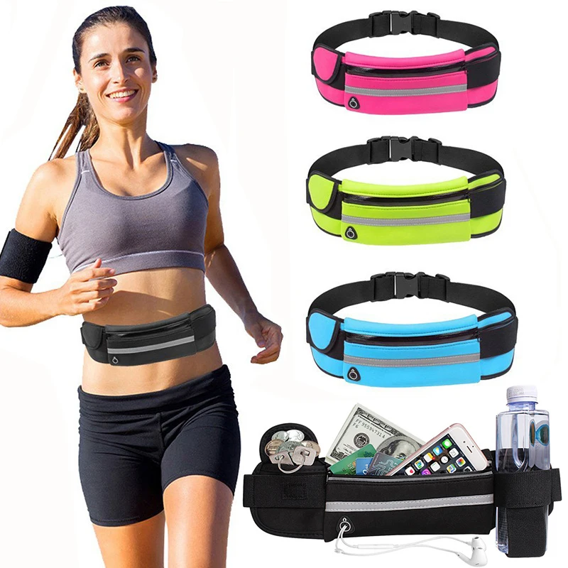 Sport Heuptasje Vrouwen Running Heuptas Mannen Heuptas Telefoon Gymtassen Water Hydratatie Rugzak Hardlopen Fietsen Accessoires