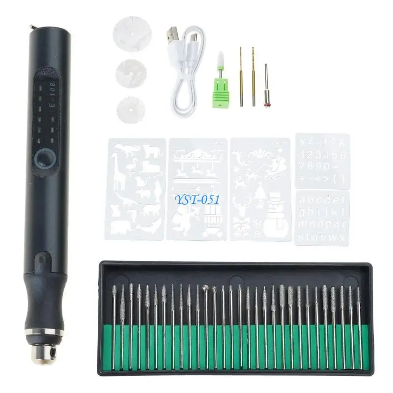 

E15A Electric Carving Pen Adjustable Speed Rotary Engraver for Grinding Polishing