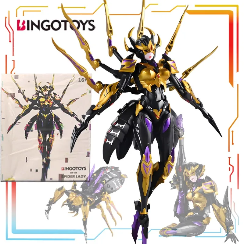 

Brand New Spot Goods Bingotoys Original Movable Series SPIDER LADY Anime Action Figure Assembly Model Toys Model Gifts for Boys
