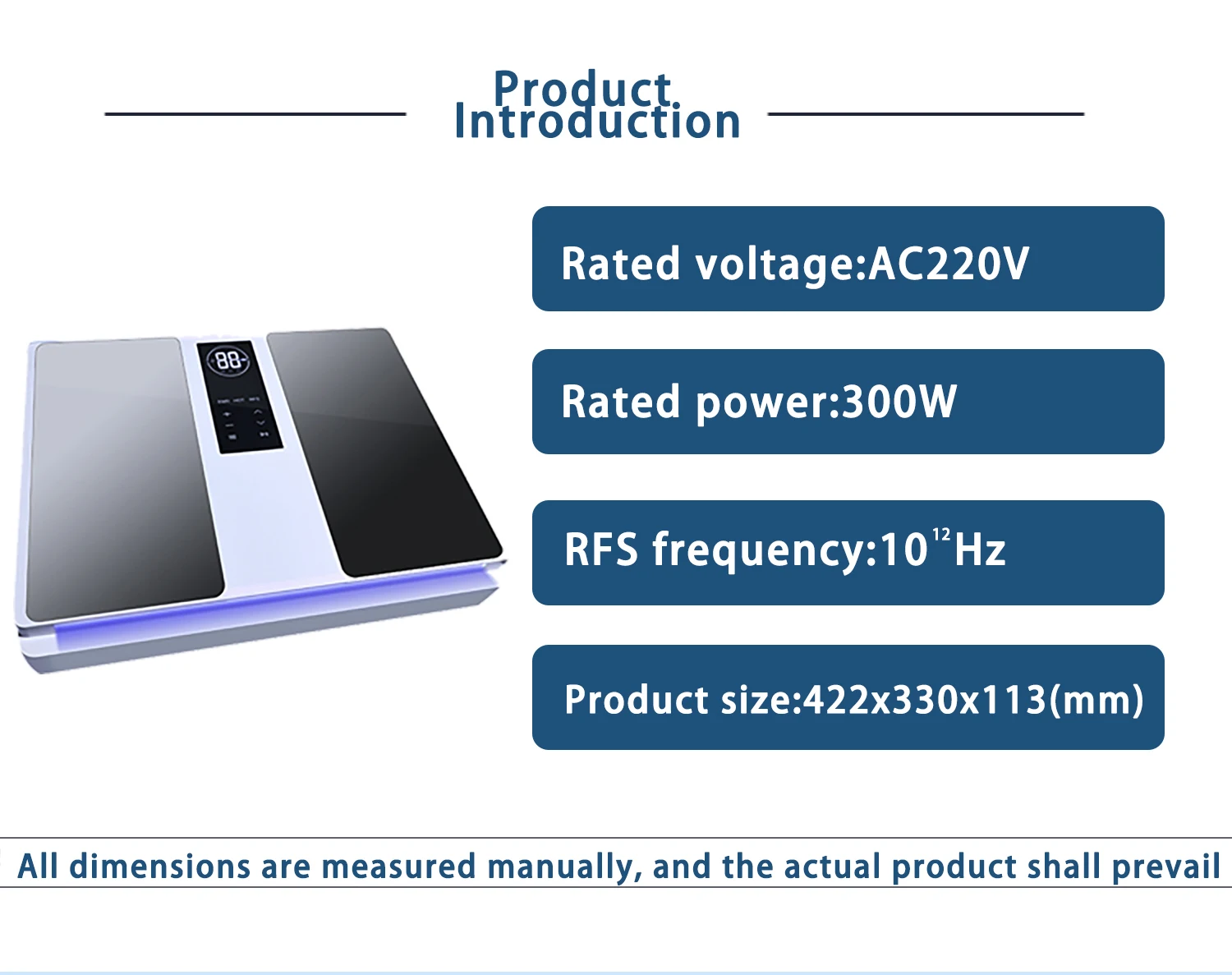 Professionelles Terahertz Deep Penetration Body Care Fußmassagegerät Coulomb Energy Technology für Anti-Aging- und Zellaktivierung – Detail 4