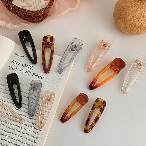 Juego de 2/3/6 unids/set de pinzas para el pelo acrílicas para mujer y niña, pasadores de leopardo para mujer, horquillas Retro, accesorios para el cabello, herramienta de peinado