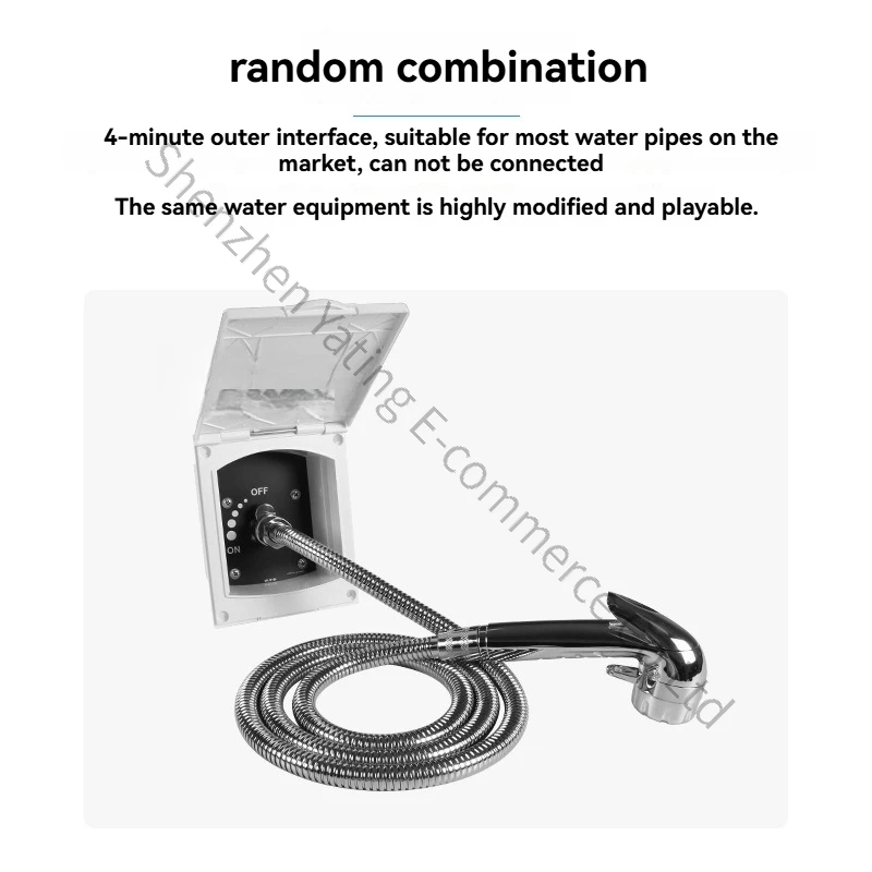 RV Modification Accessories, RV Quick Connection Water Outlet, Water Outlet, Water Outlet, External Quick Connector, Shower Head