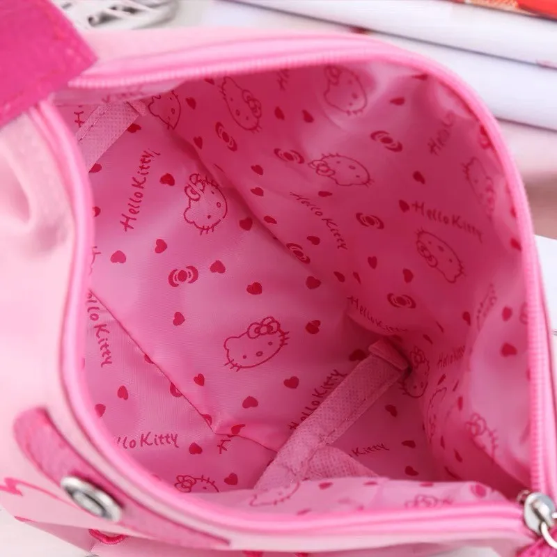 Sanrio Hello Kitty Cosmetic Bag Makeup Cartoon Girls portatile ad alta capacità Travel Wash Storage Bag Kawaii Anime Girl Gifts