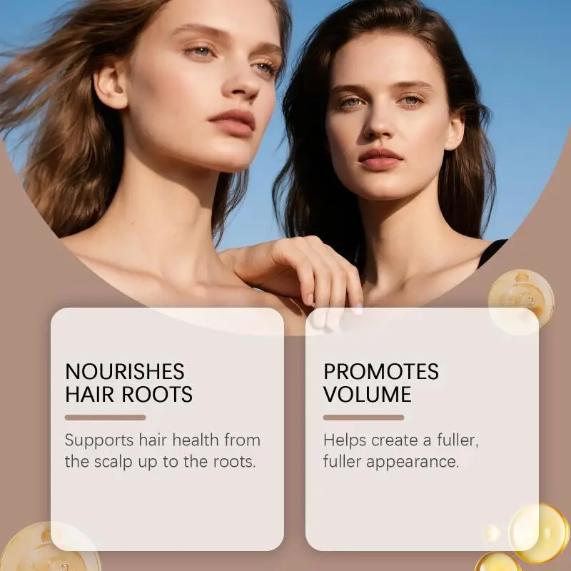 Natural Plant Extract Scalp Serum Revitalizing Strengthen Hair Roots Repair Breakage Shedding Damaged Smoothing Hair  Oil