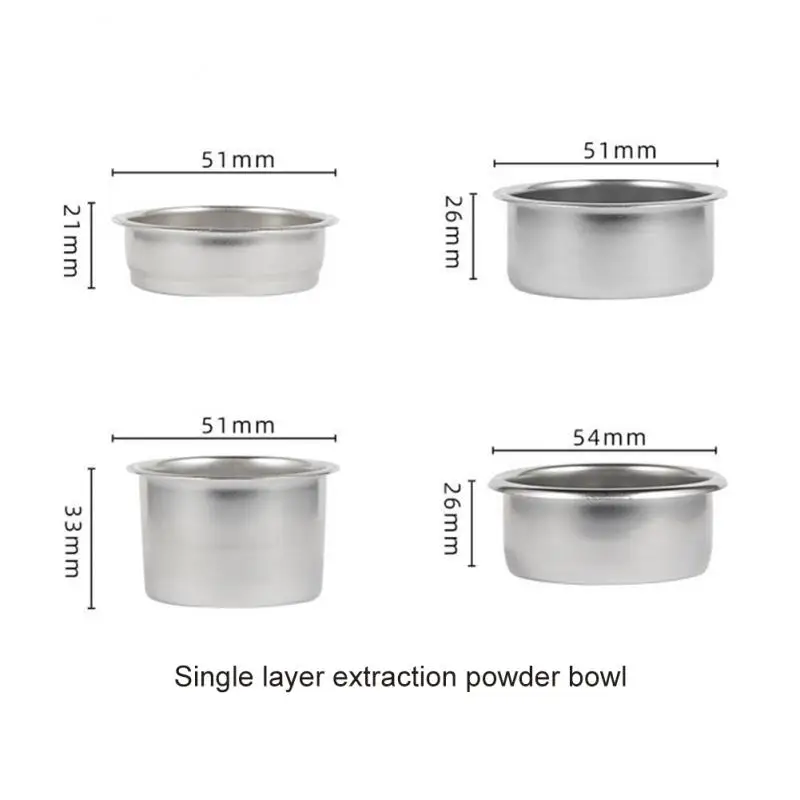 For Delonghi Breville Coffee Machine Coffee Filter Basket ims Basket 58mm 54mm 51mm Portafilter Basket For De longhi 1/2/4cup