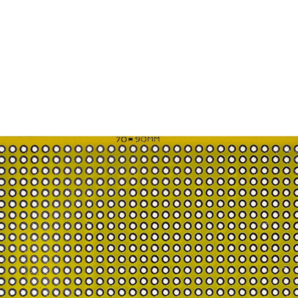 Scheda PCB 5 pezzi scheda bifacciale gialla 7*9CM PCB circuiti universali fai da te