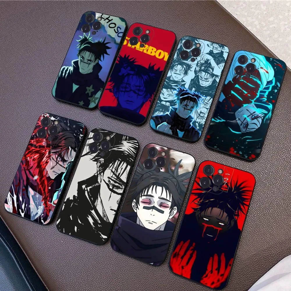 

Choso Jujutsu Kaisen Anime Phone Case For iPhone 16 15 14 13 12 Mini 11 Pro XS Max X XR SE 6 7 8 Plus Soft Silicone Cover