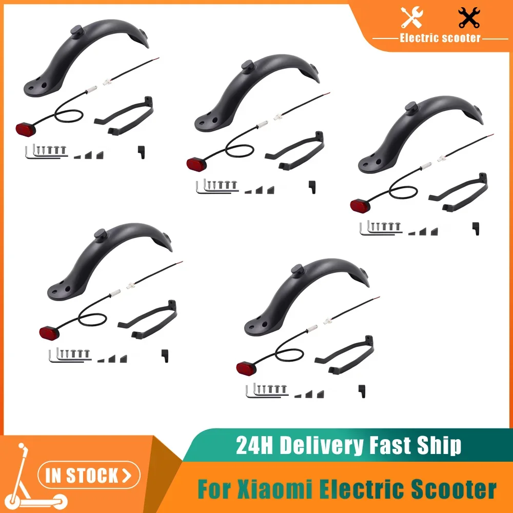 

Tire Splash Fender Guard Bracket for Xiaomi Mijia MI M365 1S M187 Pro Electric Scooter Rear Mudguard Taillight Accessories