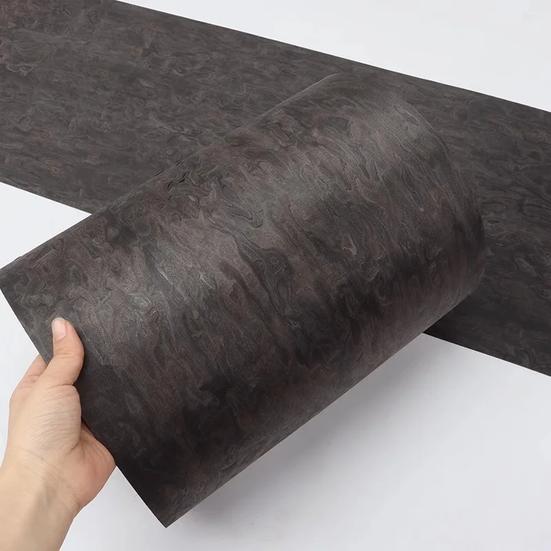 L:2.5Meters Width:30cm T:0.5mm High end musical instrument furniture decoration with technology wood black wood veneer