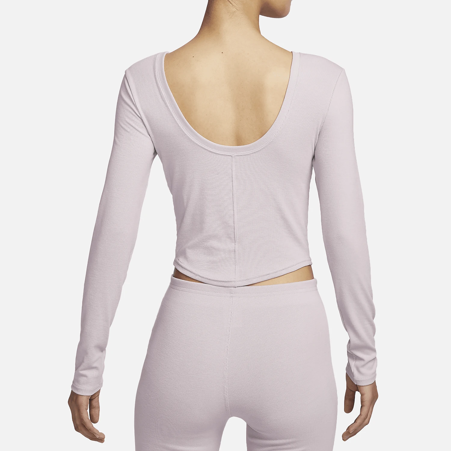 Nike genuine spring new women's tight fitting round neck knitted long sleeved T-shirt FN3662-019