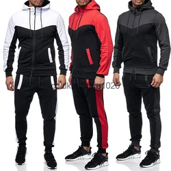 2023 Autumn Winter Sweatshirt Long Sleeve Hooded Suits Hoodie and Sweatpants 2pcs Set Streetwear Men Women Cloths