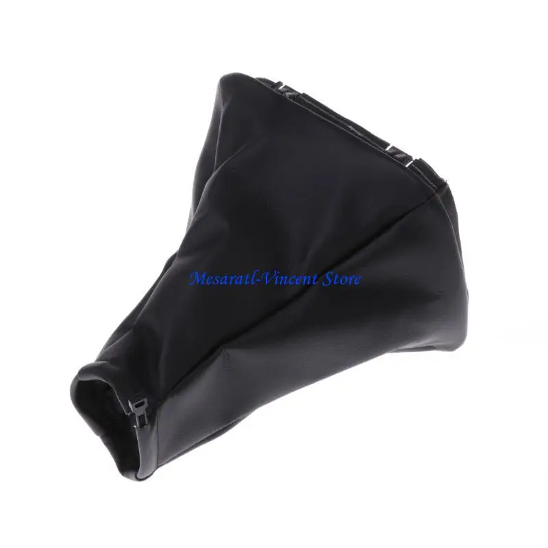 A70F Leather Gear Shift Knob Lever Shifter Shift Knob Lever Gaiter Boot Cover Case Collar Compatible for Astra Vectra Calibra