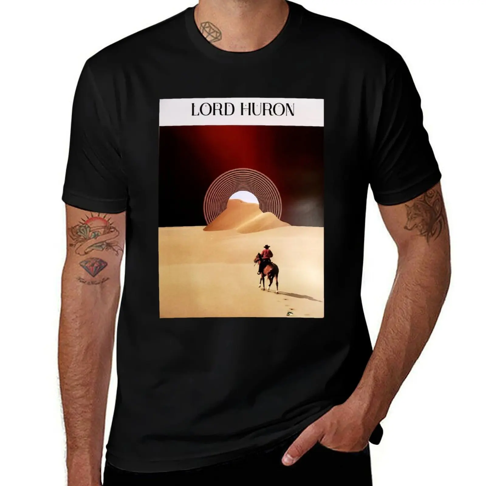 

dor lord tunggang kuda huron T-Shirt Stylish Graphic Short Sleeve Top