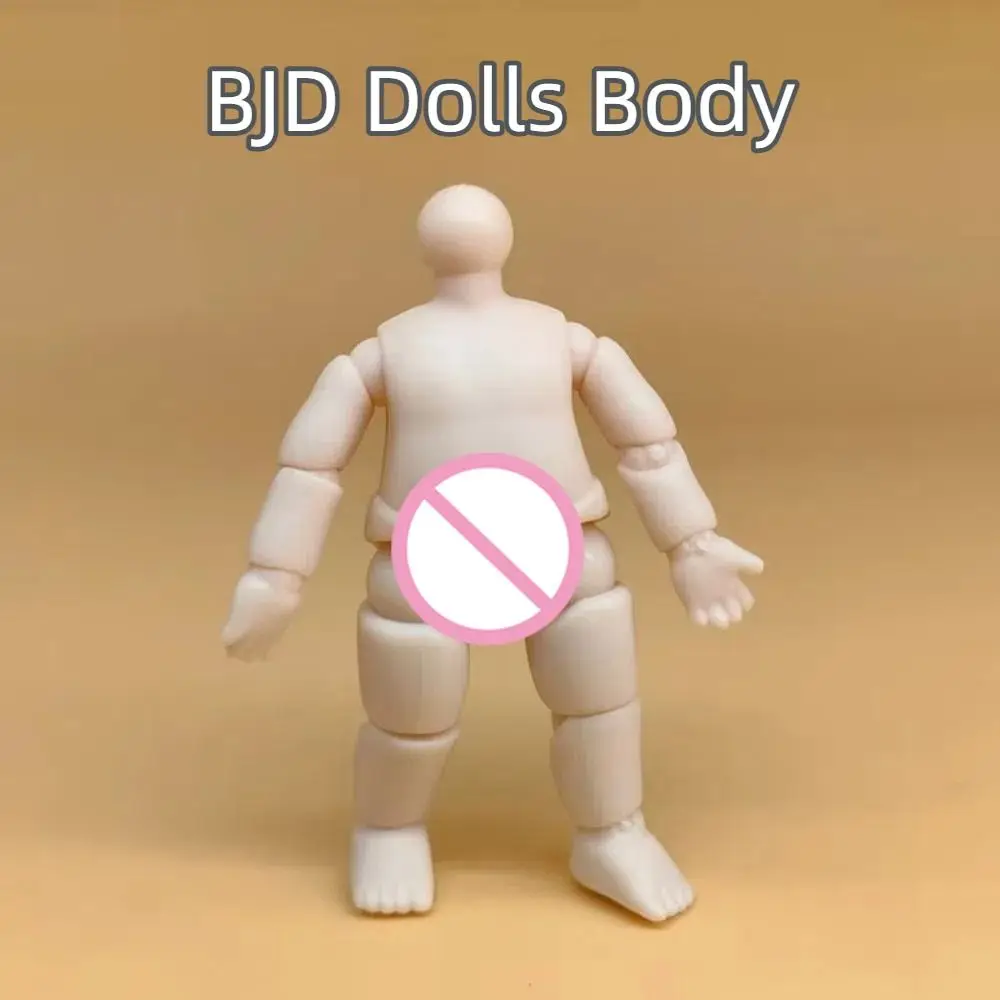 Neue 6,3 cm Höhe Figur Puppen Mehrere Gelenke Anime Puppe Mini Körper Teile PVC Langlebig BJD Puppe Körper für Puppe Angepasst