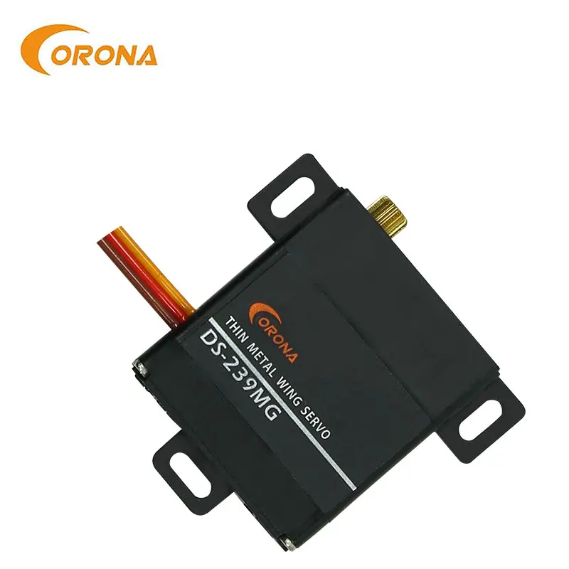 4PCS Corona DS239MG Metallgetriebe 22g / 4,6kg/0,14 Sek. Digitaler Slim Wing Mini-Servo – Detail 3