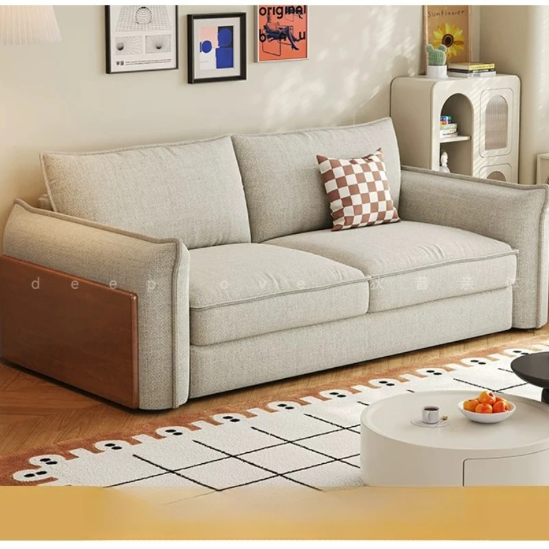 YJQ sofa bed medieval multi-functional folding dual-purpose small apartment study second bedroom sofa