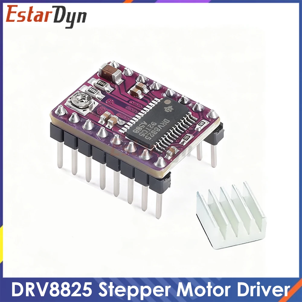 DRV8825 Schrittmotor-Treibermodul 1,5 A 1/32 Micro Step Stick, ersetzt A4988 für 3D-Drucker CNC-Graviermaschine RepRap