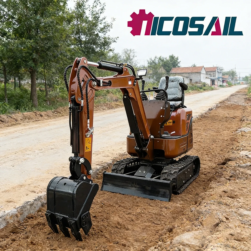 

Гидравлический небольшой гусеничный экскаватор Гусеничный экскаватор с сертификатом EPA для использования в фермах и садах