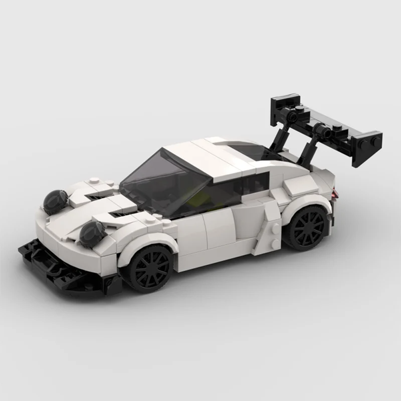 City Car Model MOC Building Bricks GT3 RS High-Performance Car Modular Technology Children Holiday Gifts Assemble Toys Suit