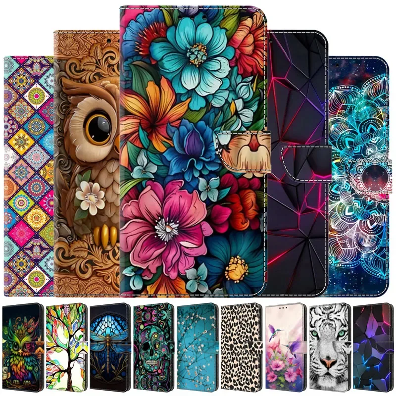 Für xiaomi redmi note 10 pro fall mode cartoon ledertasche für xiomi redmi note 10 9 8 pro note10 9pro 10s 9s 8t telefon abdeckung