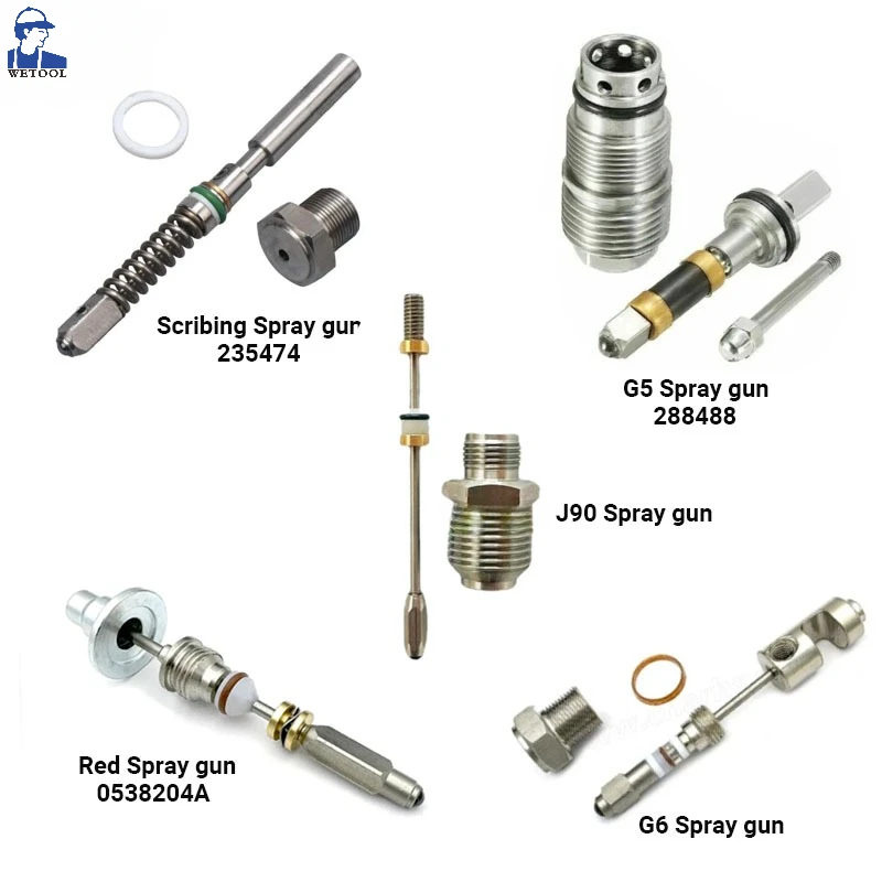 Wetool-Prata Além disso Textura Airless Gun, Pistola, Kit de Reparação Set, Manutenção Pós-Venda Semelhante a Titan