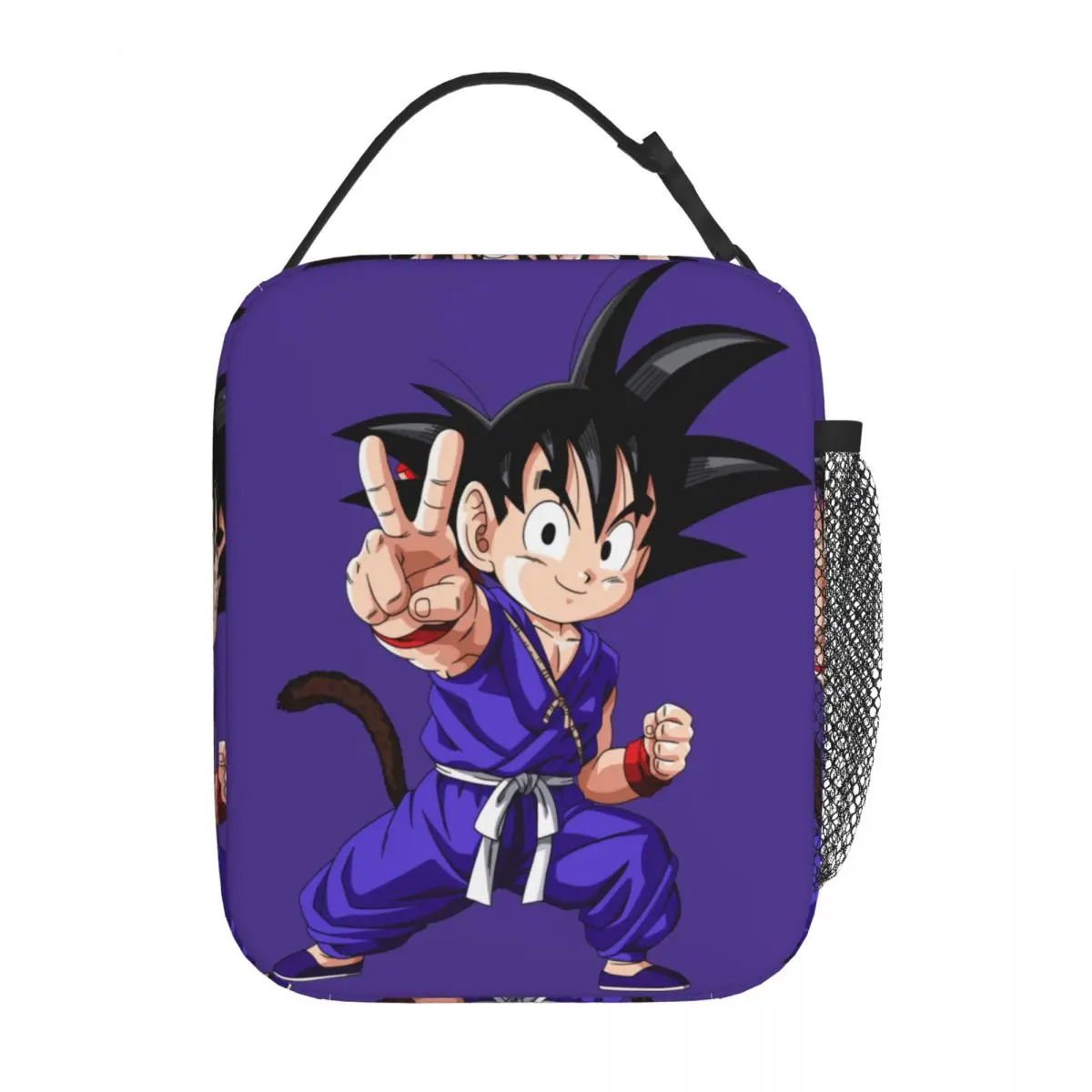 Goku Kid Insulated Lunch Bag Leakproof Kakarot Dragon Ball Manga Meal Container Cooler Bag Lunch Box Tote Food Storage Bags