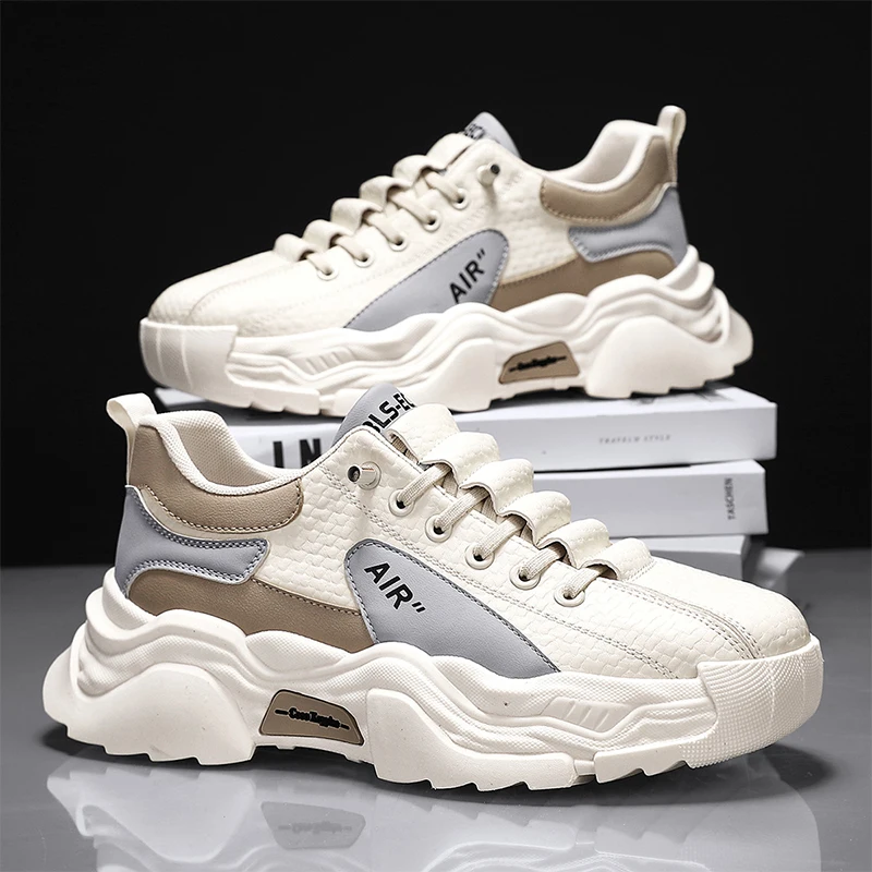 

2025: мужская повседневная спортивная обувь, новый стиль, осенняя водонепроницаемая нескользящая рабочая обувь, летняя рабочая обувь, модная обувь