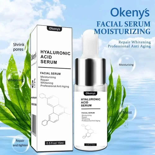 15ml de ácido hialurónico para suero Facial hidratante blanqueamiento esencia Facial crema Facial reparación antienvejecimiento Lifting reafirmante cuidado de la piel