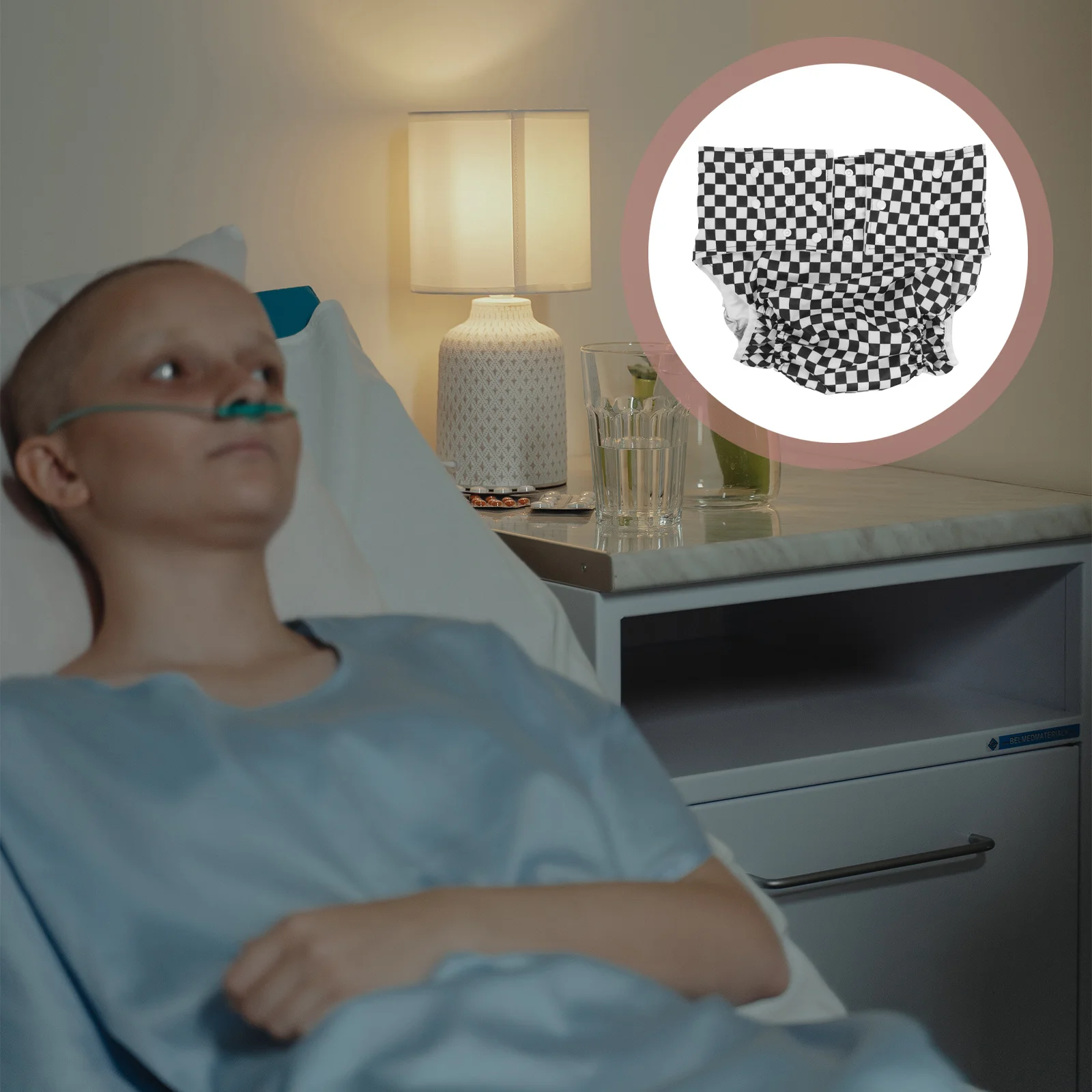 حفاضات قماشية للكبار قابلة لإعادة الاستخدام وقابلة للتعديل ومضادة للتسرب، ملابس داخلية مريحة لحماية سلس البول وقابلة للغسل