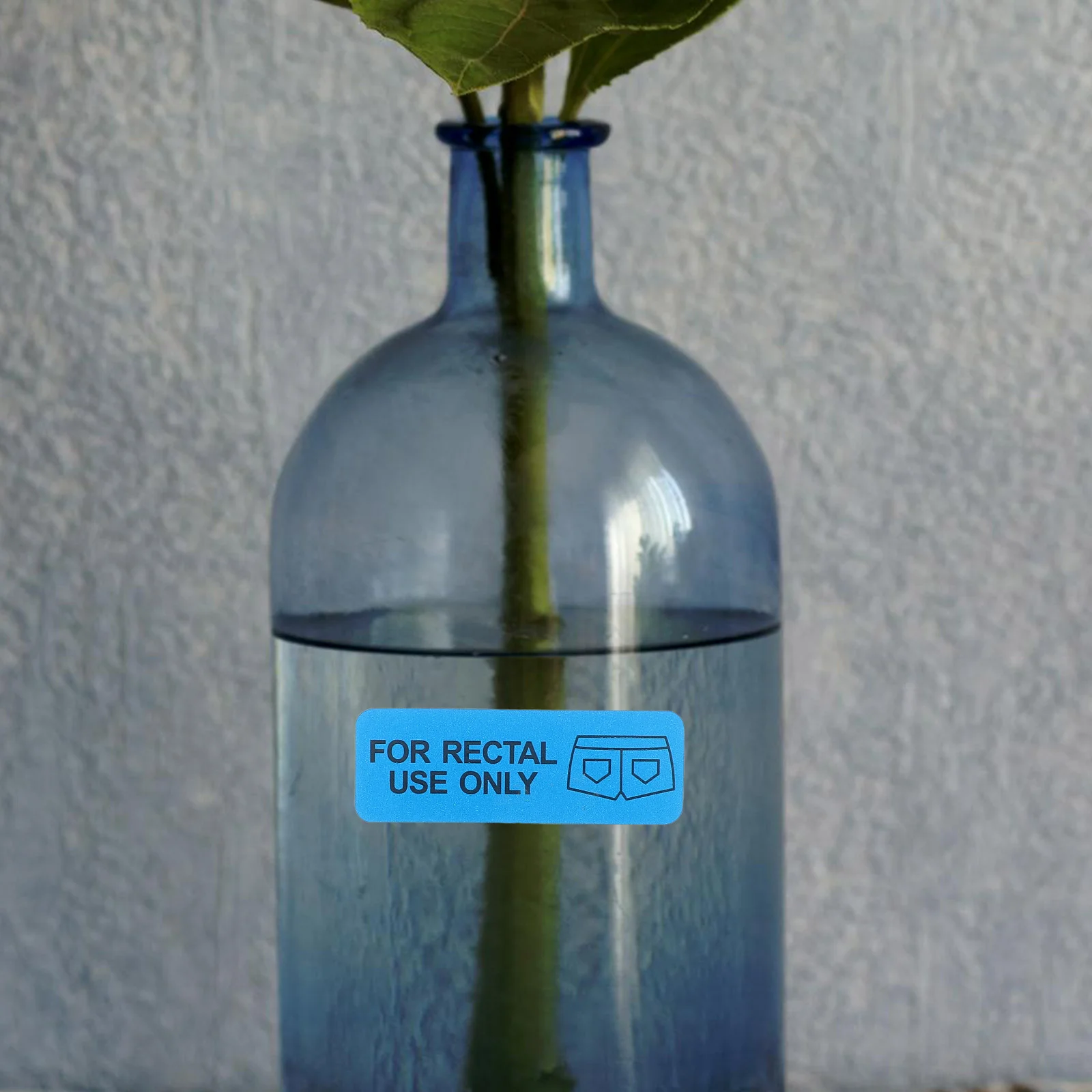 Pegatinas rectales para fondo de botellas de agua, calcomanías divertidas para ordenador portátil, novedad, Halloween