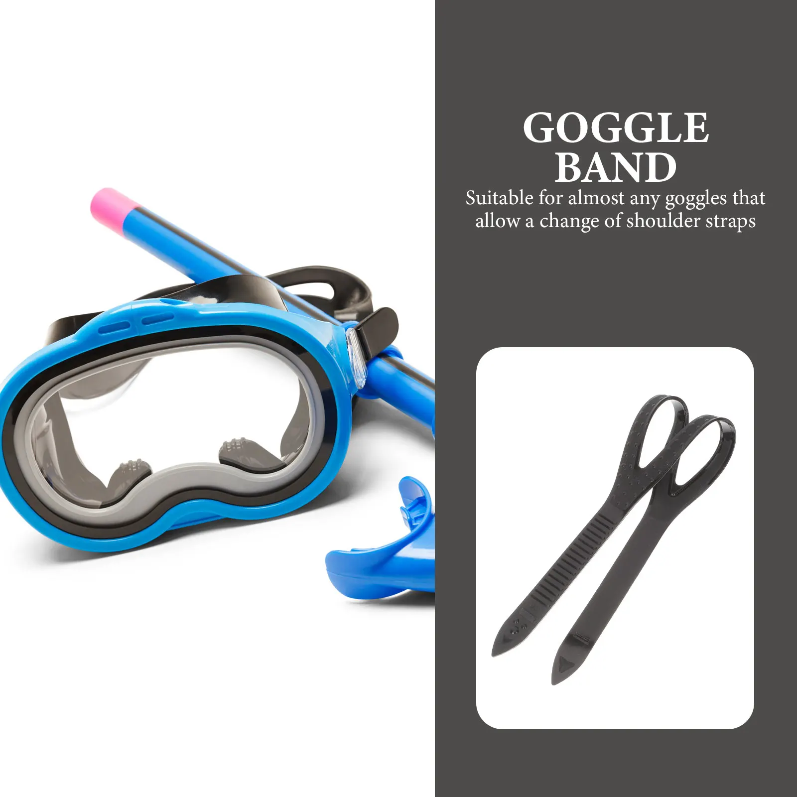 

Silicone Diving Lens Belt Replacement Goggles Strap Thick Eyeglasses Eyewear Retainer