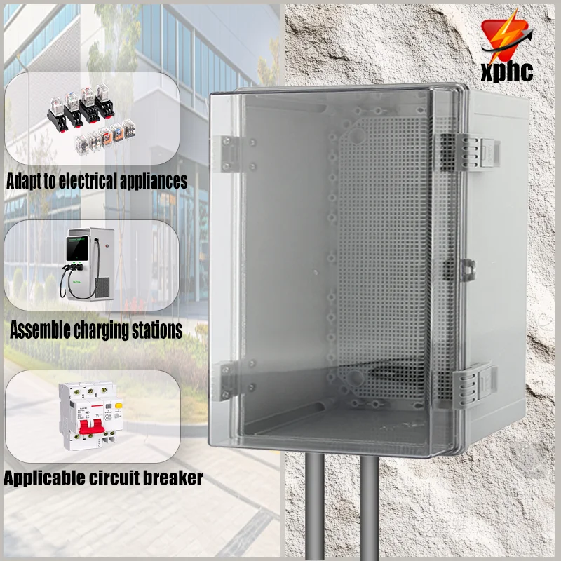Ip66 Abs Pc Hinged Plastic Enc - Outdoor Power Junction Box recension och pris