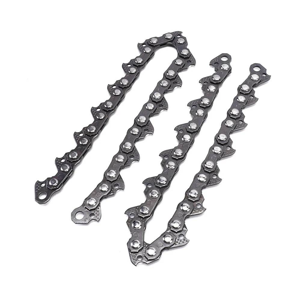 2-12PCS Chain Type Grass Cutter Replaceable Cutting Chain Blade Lawn Mower Grass Trimmer Head Chain for Woodworking Accessories