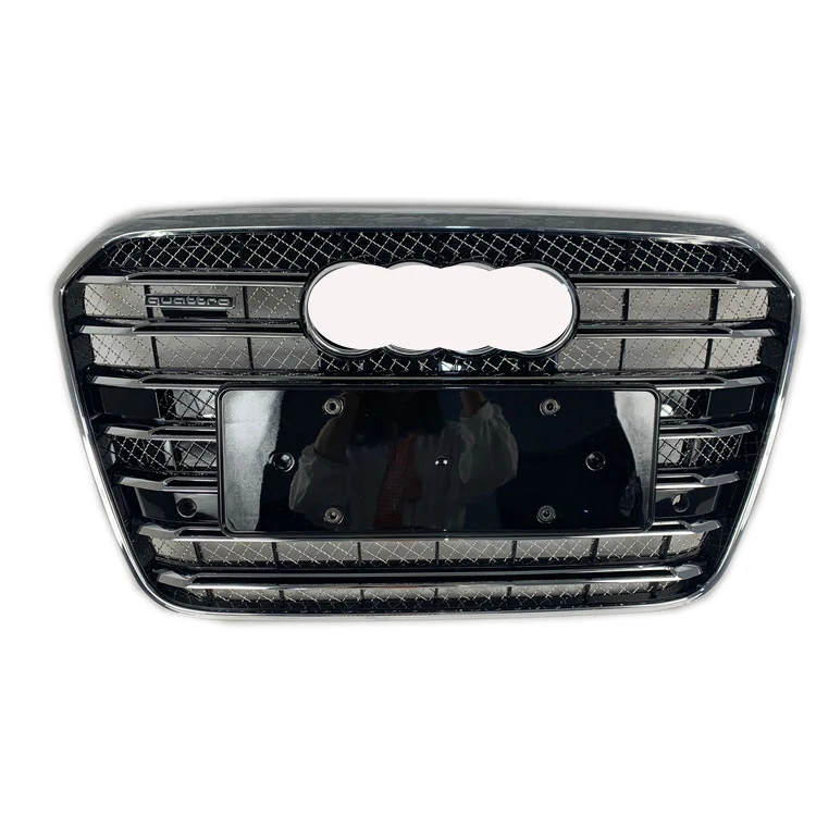 

Car Grille A6 Modification Grille Change To W12 C7 Style Auto Spare Part New Grill for A6 W12 2012 2013 2014 2015