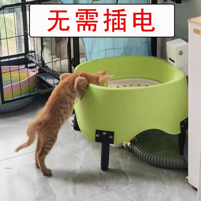 Fully automatic flushing cat toilet infrared induction intelligent electric cat litter basin cat toilet pet squatting potty