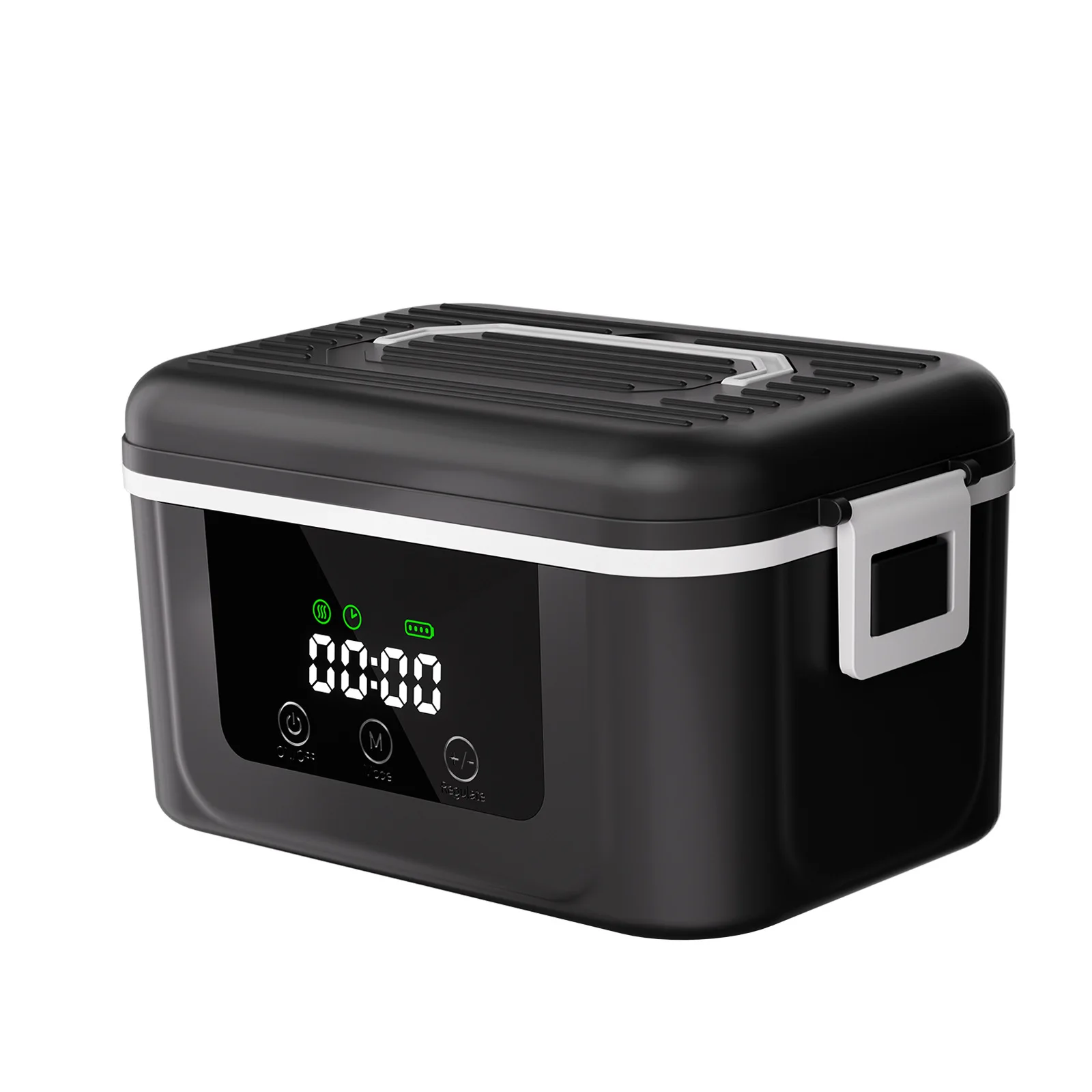 

New rechargeable heated lunch box Smart reservation Electric lunch box Large capacity wireless electric lunch box