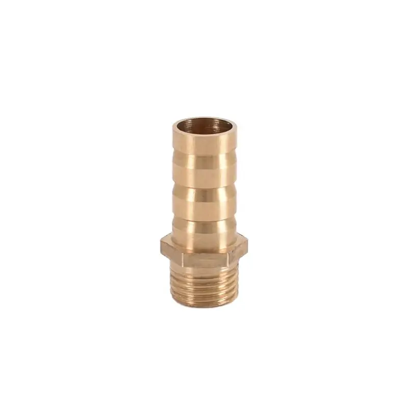 

6/8/10/12/14/16/19mm Brass Pipe Fitting Hose Barb Tail 1/8" 3/8" 1/4" BSP Male Pagoda Gas Connector Joint Copper Coupler Adapter