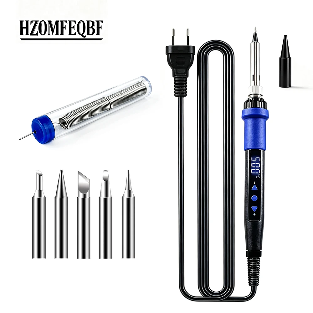 908D novice soldering kit tool with interchangeable head, precision soldering pen, high-purity soldering suitable for electronic