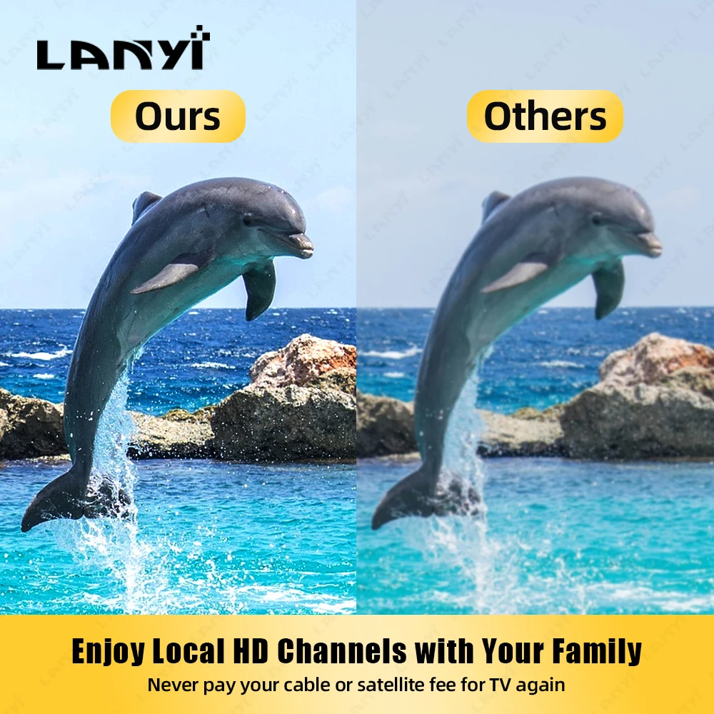 2024 Newest Tv Antenna  For All Tv Indoor Strong Signal 10000 Miles 30Dbi Booster Hd Rv Receiver Digital Outdoor Antenna Global