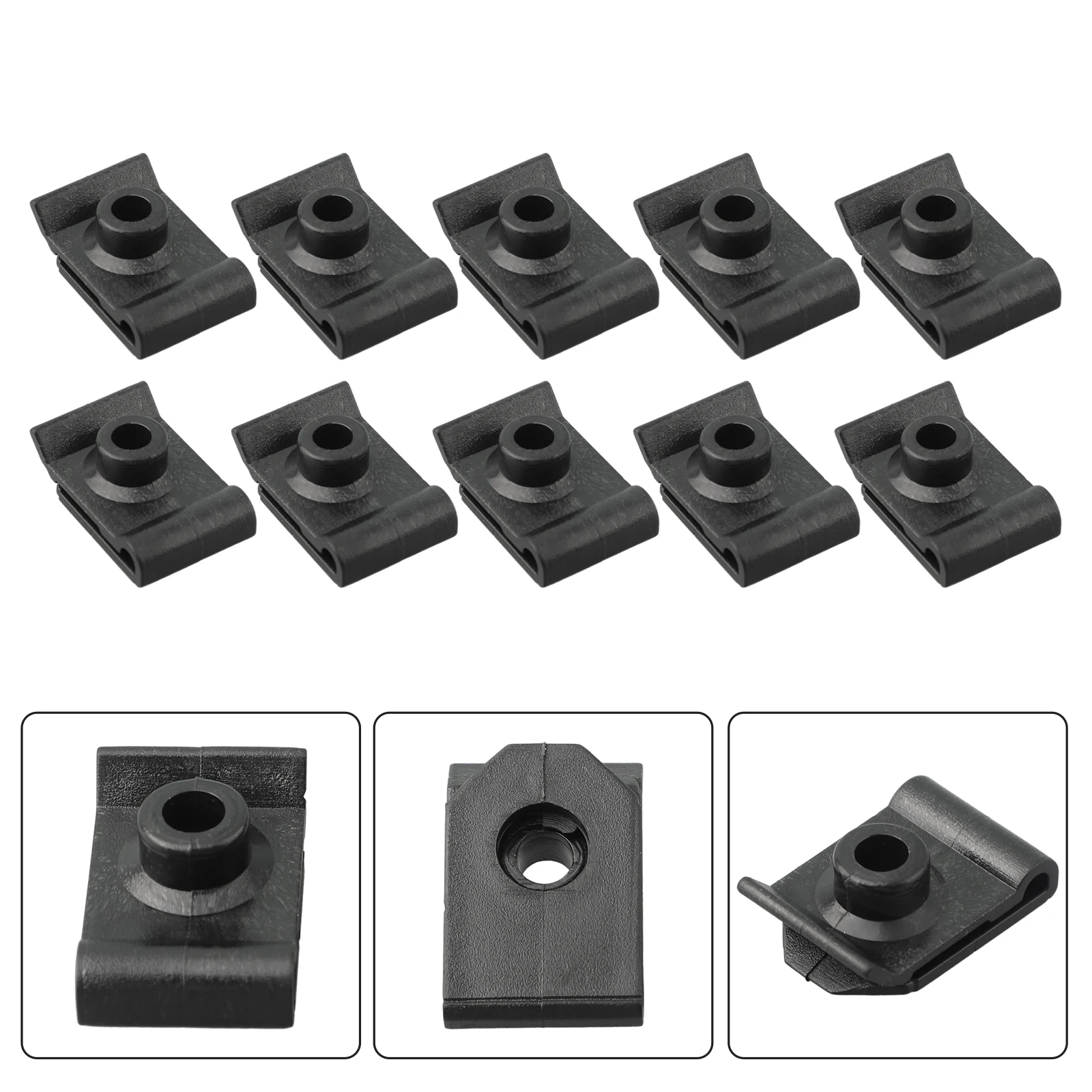 20pcs Nylon U Nut Fastener Set for Toyota Front Wheel Housing for liner Mounting Direct Fit Replacement Compatible with