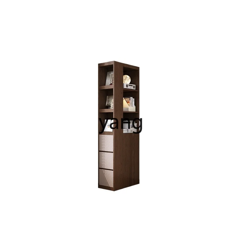 

LTT solid wood corner locker living room sofa side cabinet floor crevice storage cabinet household
