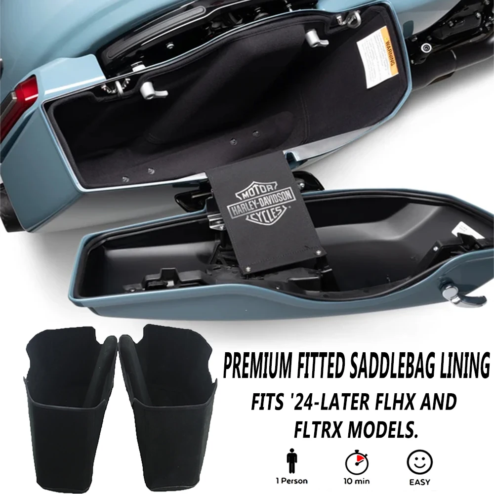 For Interior Pocket Of The Interior Lining Of New Motorcycle Accessories For Harley Fits' 24 Later FLHX And FLTRX Models