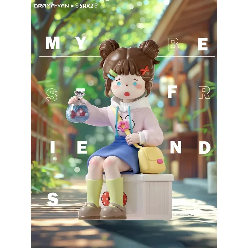 

Drama-Van SUKI Myfriends Series слепая коробка Mystery Box Caixa Caja куклы подарок настольный орнамент аниме фигурка игрушки