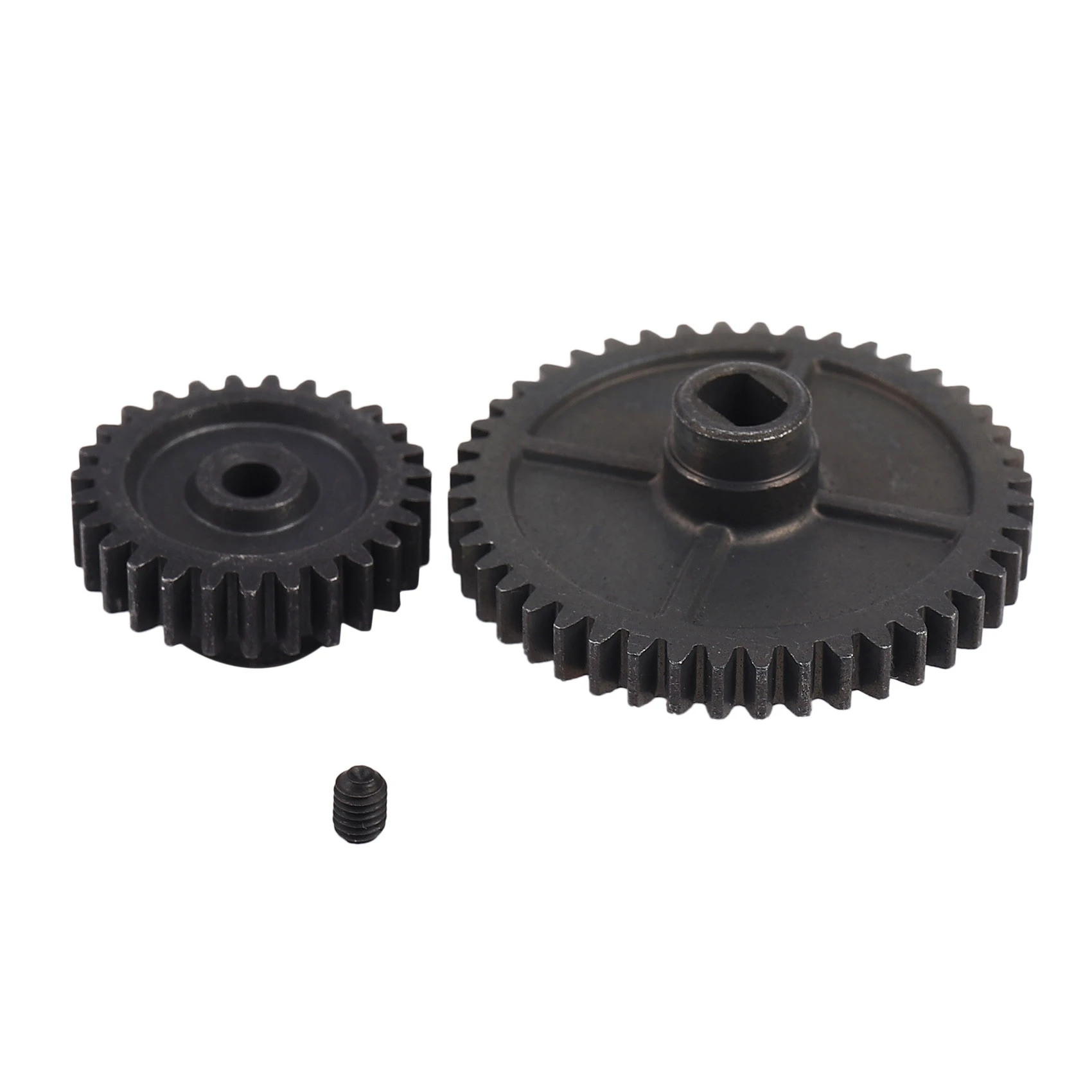 Wltoys 144001 144002 144010 124016 124017 124018 124019 Steel 44T Reduction Gear and 27T Motor Gear RC Car Upgrades Parts